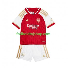 Arsenal Børn Hjemme Fodboldsæt 2023-24 S/S (+ Korte bukser)